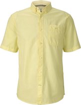 Tom Tailor Korte mouw Overhemd - 1018653 Geel (Maat: M)