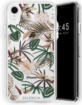 Selencia Zarya Fashion Extra Beschermende Backcover iPhone Xr hoesje - Jungle Leaves