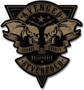 Avenged Sevenfold Patch Orange County Cut-Out Multicolours