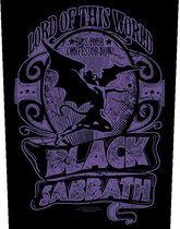 Black Sabbath Large écusson au dos Lord Of This World Zwart/ Violet
