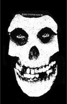 Misfits - White Skull Patch - Zwart