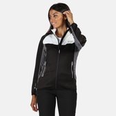 Regatta Softshell Jack Yare Ii Dames Zwart/ Grijs/ Wit Mt 34