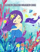 Amazing Mermaid Coloring Book