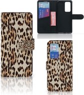 Book Cover Huawei P40 Pro Smartphone Hoesje Leopard