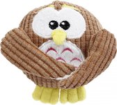 Ebi hondenknuffel Olly owl squeaker & crackle 13x13,5CM