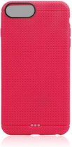 Shop4 - iPhone SE (2020) Hoesje - Zachte Back Case Grip Roze