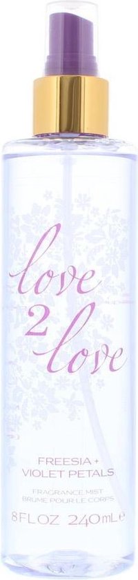Love2Love Brume Parfumée Freesia + Pétales de Violette 240ml Spray | bol.com