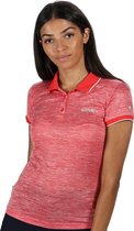 Regatta Polo Dames 100% Polyester Rood Maat 42
