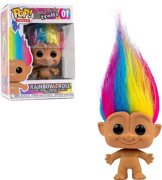 Pop Trolls Rainbow Troll Vinyl Figure | bol.com
