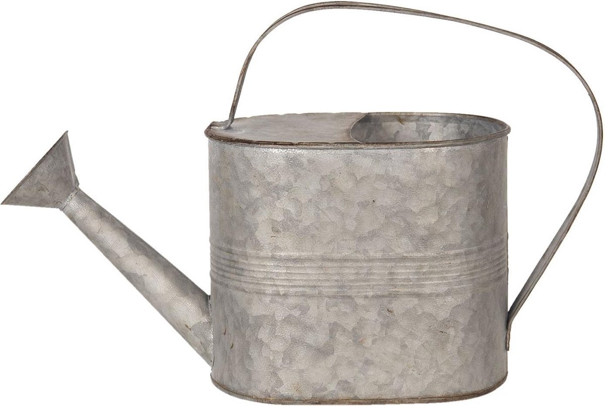 Clayre & Eef Decoratie Gieter 40x14x25 cm Grijs Metaal