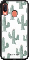 Samsung A20e hoesje - Cactus print | Samsung Galaxy A20e case | Hardcase backcover zwart