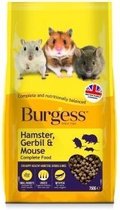 Burgess Hamster, Gerbil And Mouse Complete Food 750g