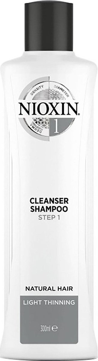 Nioxin Professional System 1 Cleanser 1000ml - Normale shampoo vrouwen - Voor Alle haartypes