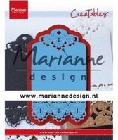Marianne Design Creatables Snij en Embosstencil - Brocante label