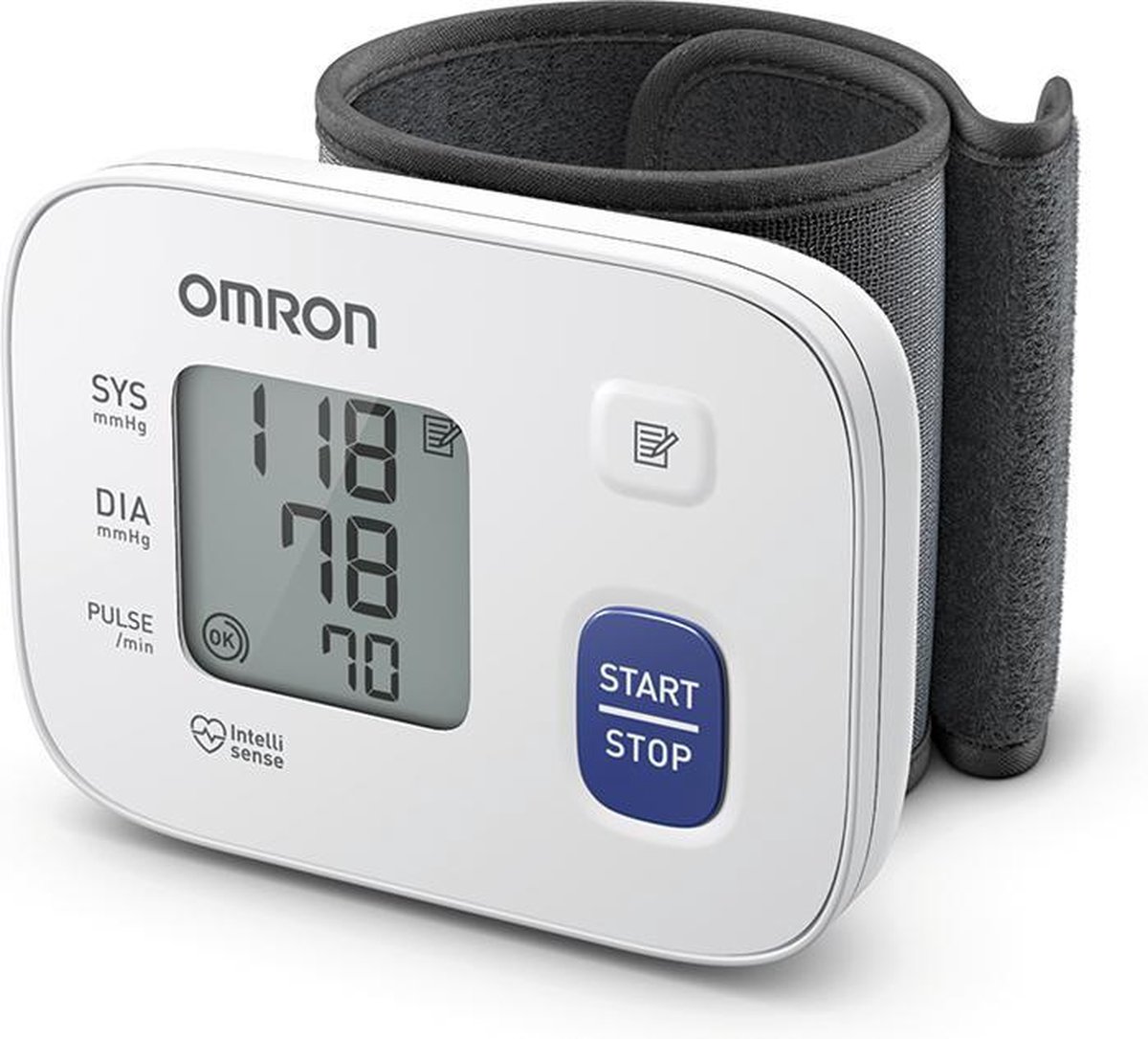 OMRON RS1 Bloeddrukmeter Pols - Blood Pressure Monitor met Hartslagmeter – Onregelmatige Hartslag - Klinisch Gevalideerde Polsbloeddrukmeter - 13,5 tot 21,5 cm Manchet – 5 jaar Garantie - Omron