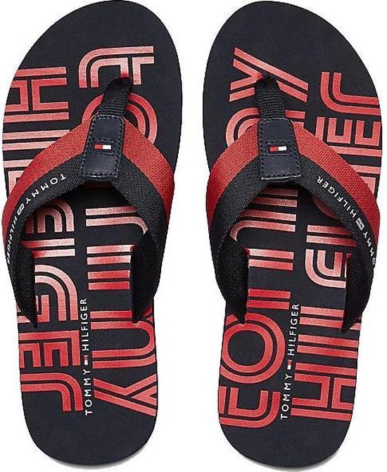 Tommy Hilfiger Comfort Beach Teenslipper Heren | Plutosport