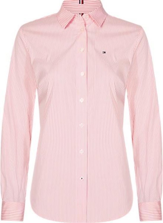 Tommy Hilfiger Blouse roze Essential maat: 40 | bol.com