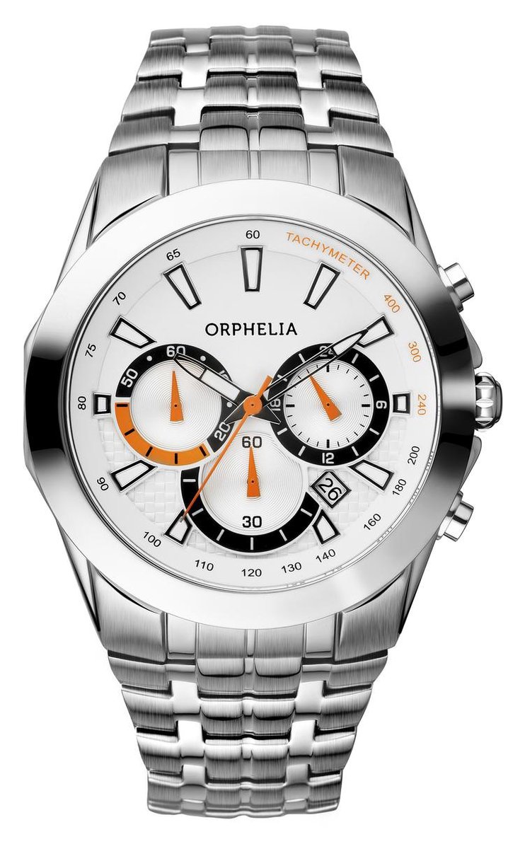 Orphelia 153-6901-44 - Horloge - Leder - Roestvrij staal