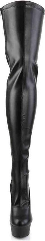 Pleaser Overknee Laarzen 42 Shoes DELIGHT 3063 US 12 Zwart Pleaser Overknee Laarzen 42 Shoes DELIGHT 3063 US 12 Zwart