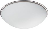 LED Plafondlamp - Plafondverlichting - Trion Balbo - E27 Fitting - 1-lichts - Rond - Mat Nikkel - Aluminium - BES LED
