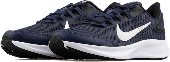 Nike Chaussures de sport - Taille 42 - Homme - bleu marine, blanc | bol.com