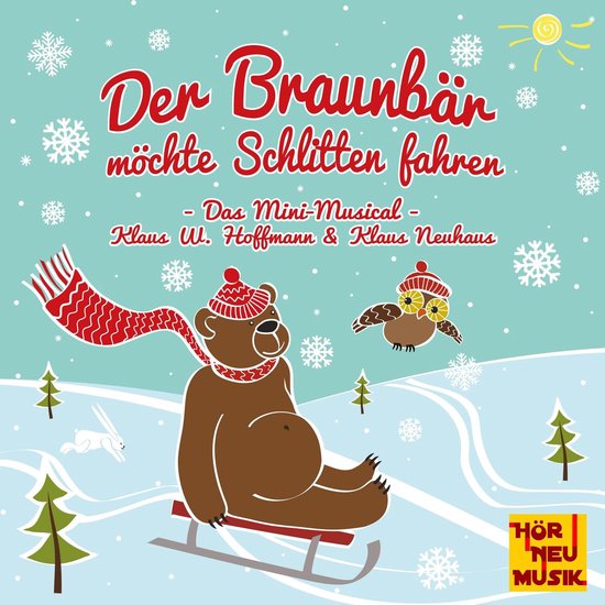 Der Braunbär möchte Schlitten fahren - cover