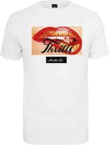Urban Classics Heren Tshirt -S- Mister Tee Thrills Wit