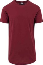 Urban Classics Shaped Long Tee burgundy