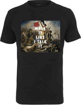 Urban Classics Heren Tshirt -M- Walk It Zwart