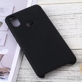 Effen kleur Vloeibare siliconen valbestendige beschermhoes voor Xiaomi Mi 6X (zwart)