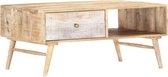 Salontafel Massief hout- koffietafel (Incl LW3D Klok) coffee table woonkamertafel