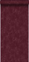 ESTAhome behang geschilderd effect bordeaux rood - 148724