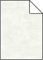 Proefstaal ESTAhome behang betonlook licht warm grijs en mat wit - 138904 - 26,5 x 21 cm