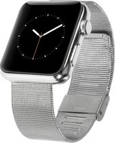 SKAJ Zilveren RVS Milanese Bandje voor Apple Watch 42MM / 44MM / Magneetsluiting | Slechts €14.95!