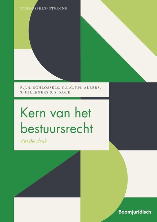 Boom Juridische studieboeken - Kern van het bestuursrecht - cover