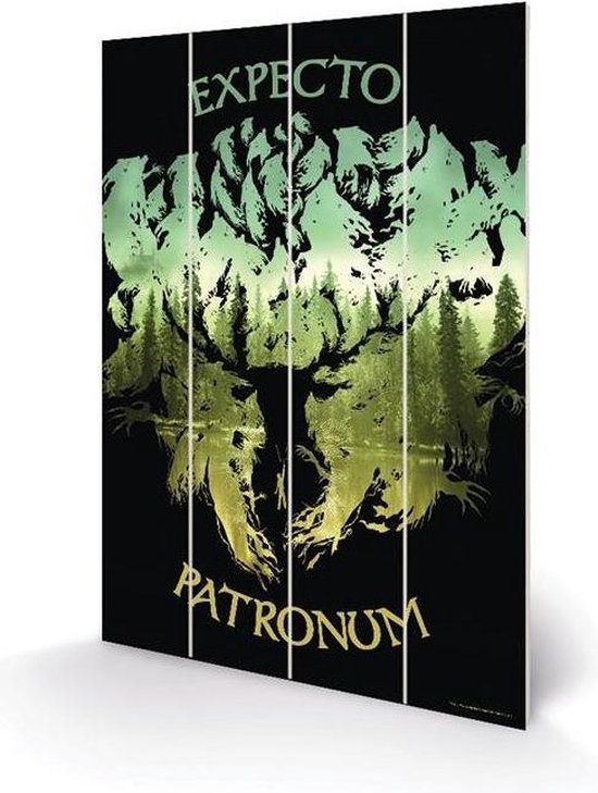 Poster - Harry Potter Houten Expecto Patronum - 295 X 20 Cm - Multicolor