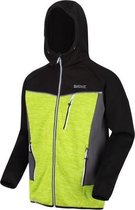 Regatta Fleece Vest Met Capuchon Heren 100% Polyester Zwart/groen Maat M