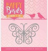 Dies - Jeanine's Art - Happy Birds - Vrolijke vlinder