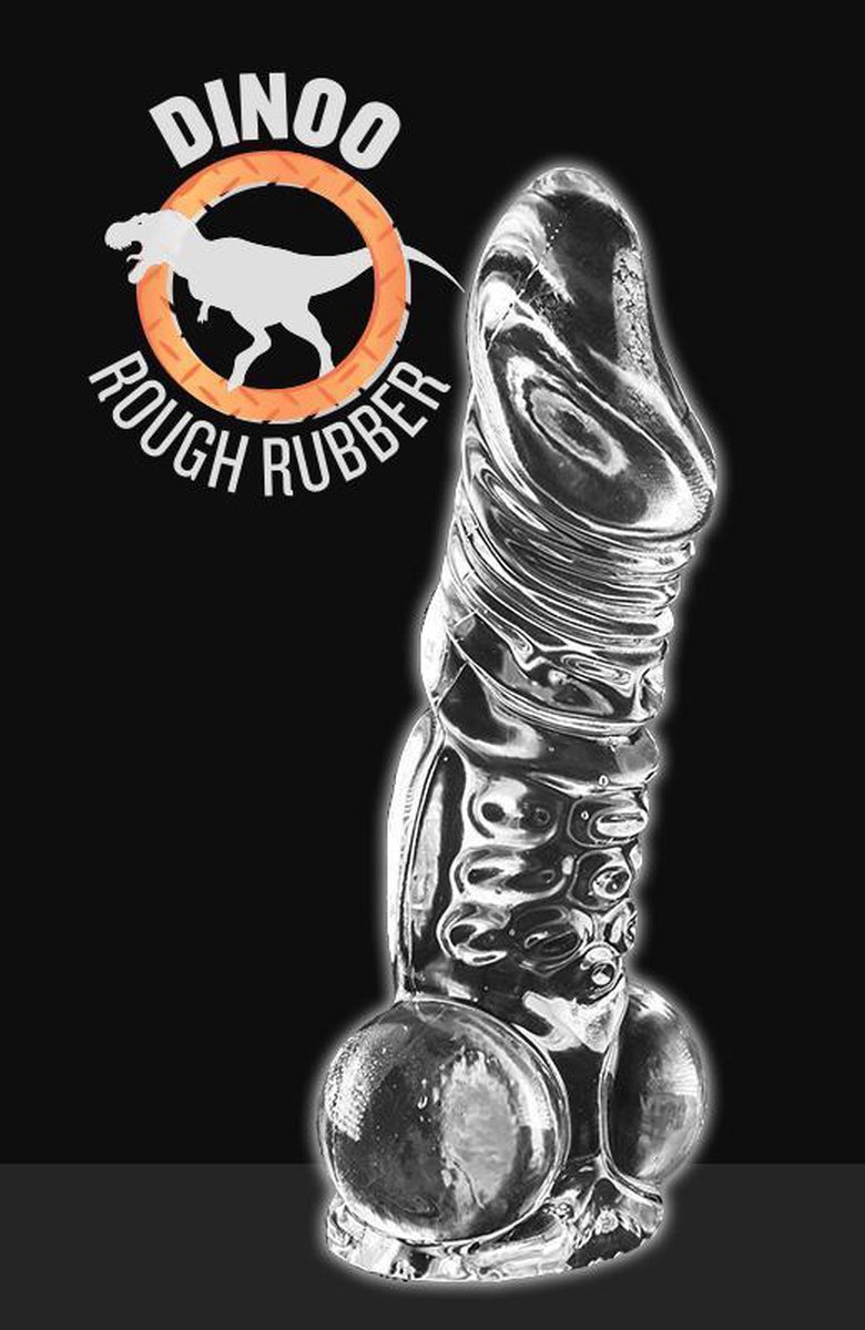 Goedkoopste Dinoo Dildo Rinchenia 30 cm - transparant