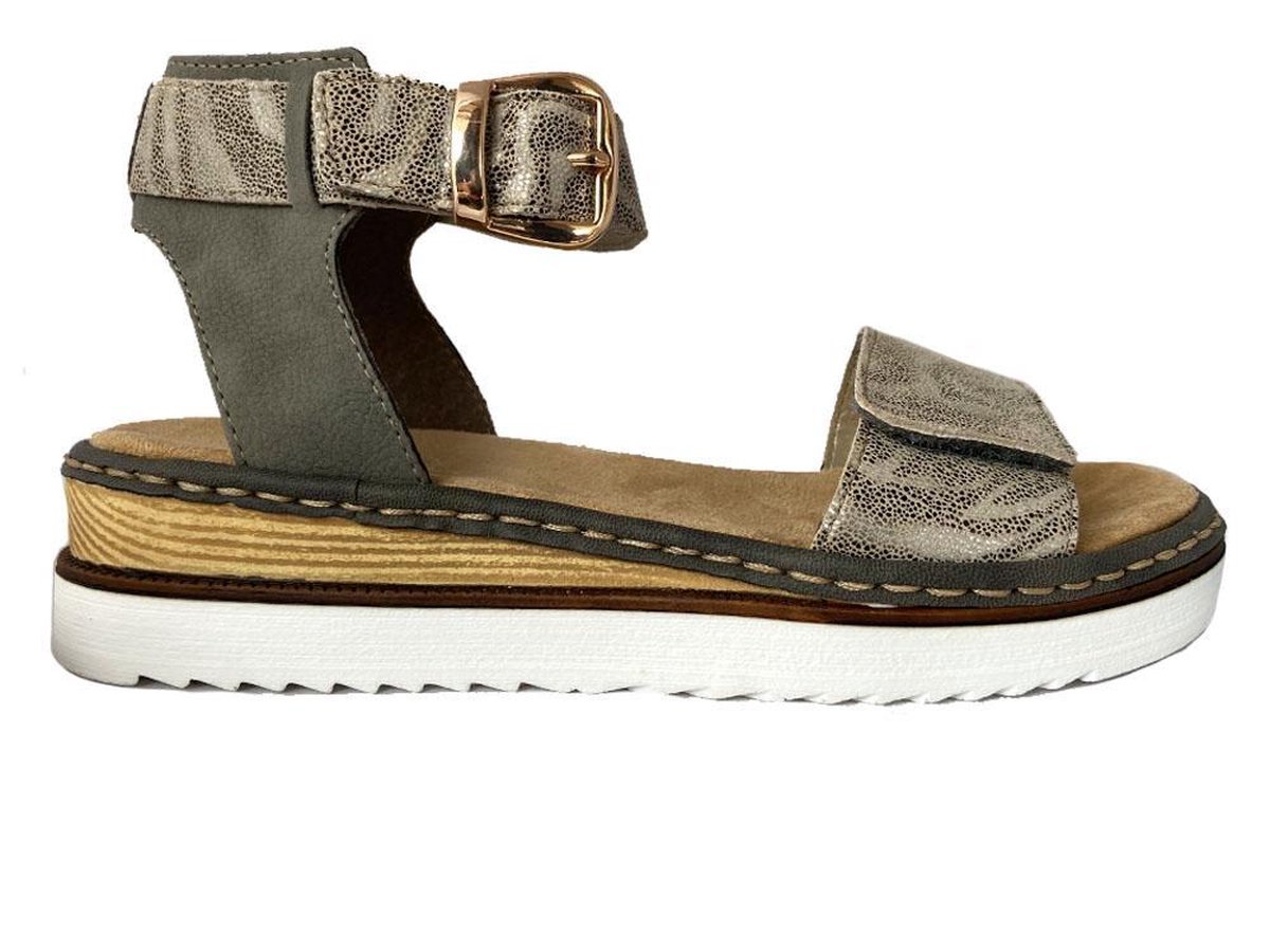 Rieker dames sandaal - Grijs - Maat 37 Sandalen 4fO0MFCg