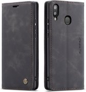 CaseMe - Samsung Galaxy A20e hoesje - Wallet Book Case - Magneetsluiting - Zwart
