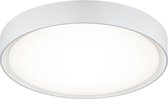 LED Plafondlamp - Badkamerlamp - Trion Clirno - 18W - Warm Wit 3000K - Dimbaar - Opbouw Rond - Mat Wit - Kunststof - BSE