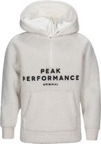 Peak Performance  - Originial Pile Zip Hood - Teddy Trui Kids - 140 - Wit