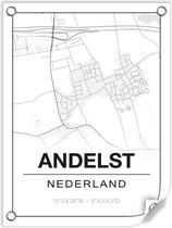 Tuinposter ANDELST (Nederland) - 60x80cm