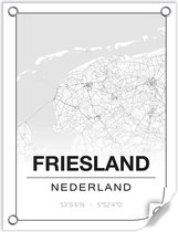 Tuinposter FRIESLAND (Nederland) - 60x80cm