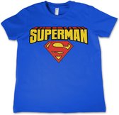 Superman t-shirt voor jongens/meisjes - Film/serie merchandise voor kinderen 110 (S 5/6)