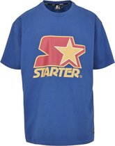 Starter Heren Tshirt -L- Starter Colored Logo Blauw