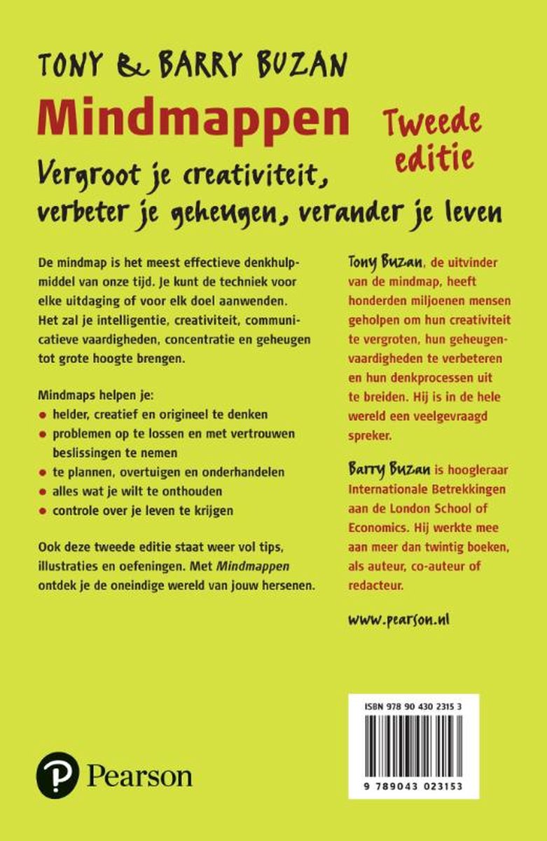 Mindmappen - back cover