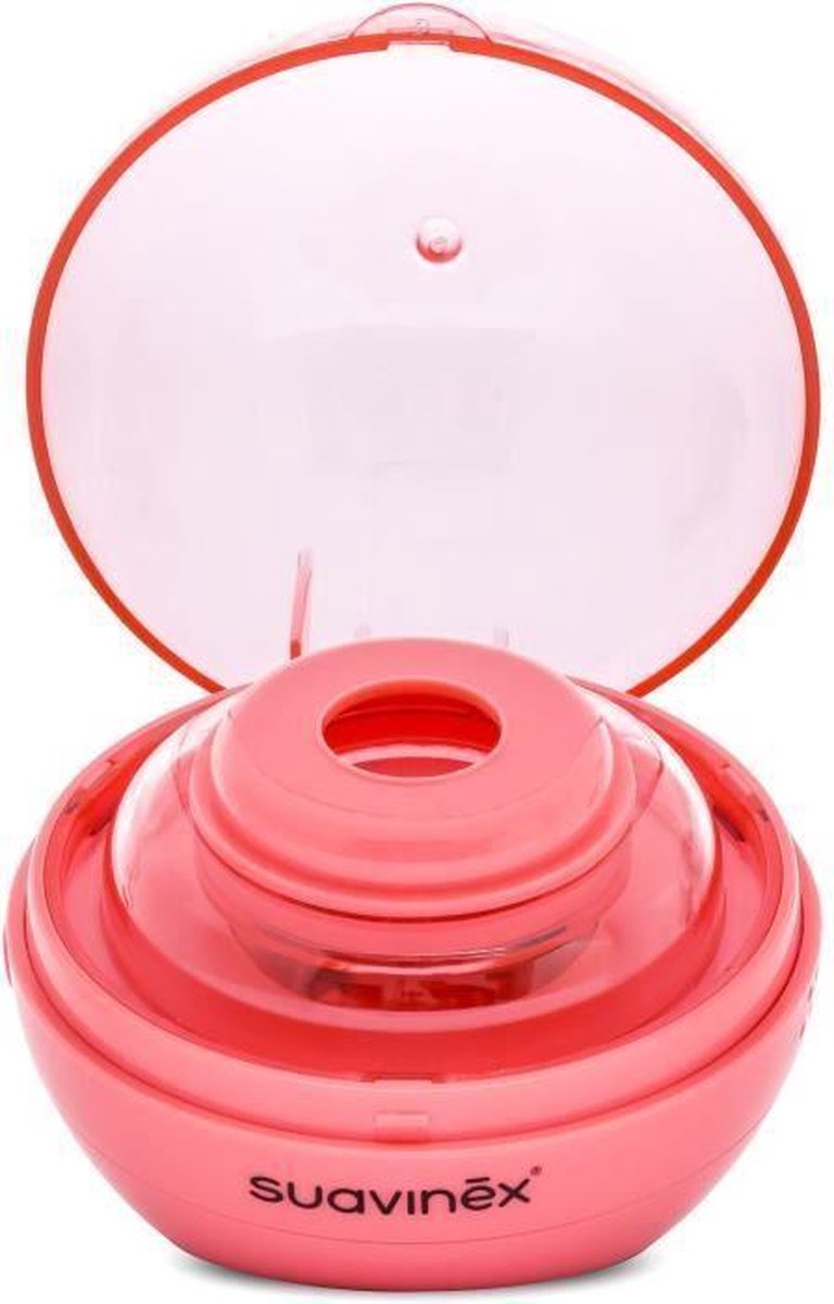 Goedkoopste SUAVINEX Duccio UV-nomadische sterilisator voor lollies en spenen - rozenpoeder