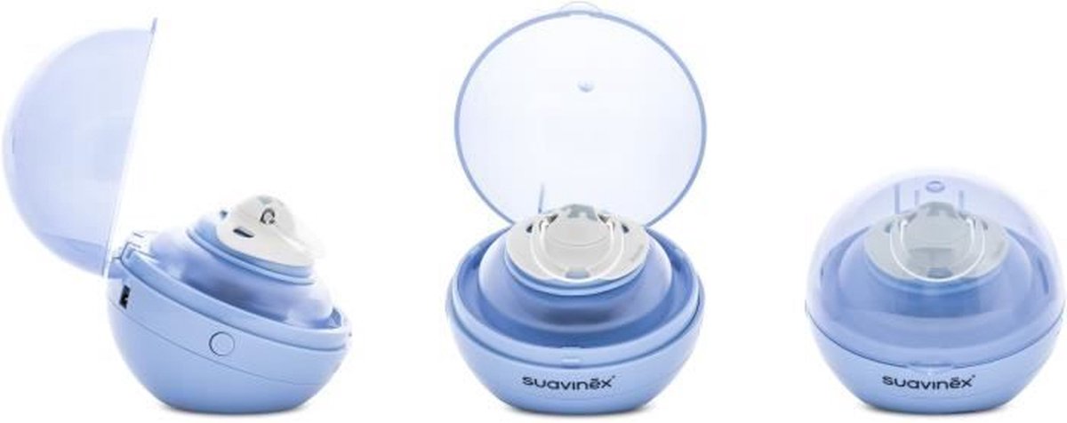 Goedkoopste SUAVINEX Duccio UV-nomadische sterilisator voor lollies en fopspenen - denim
